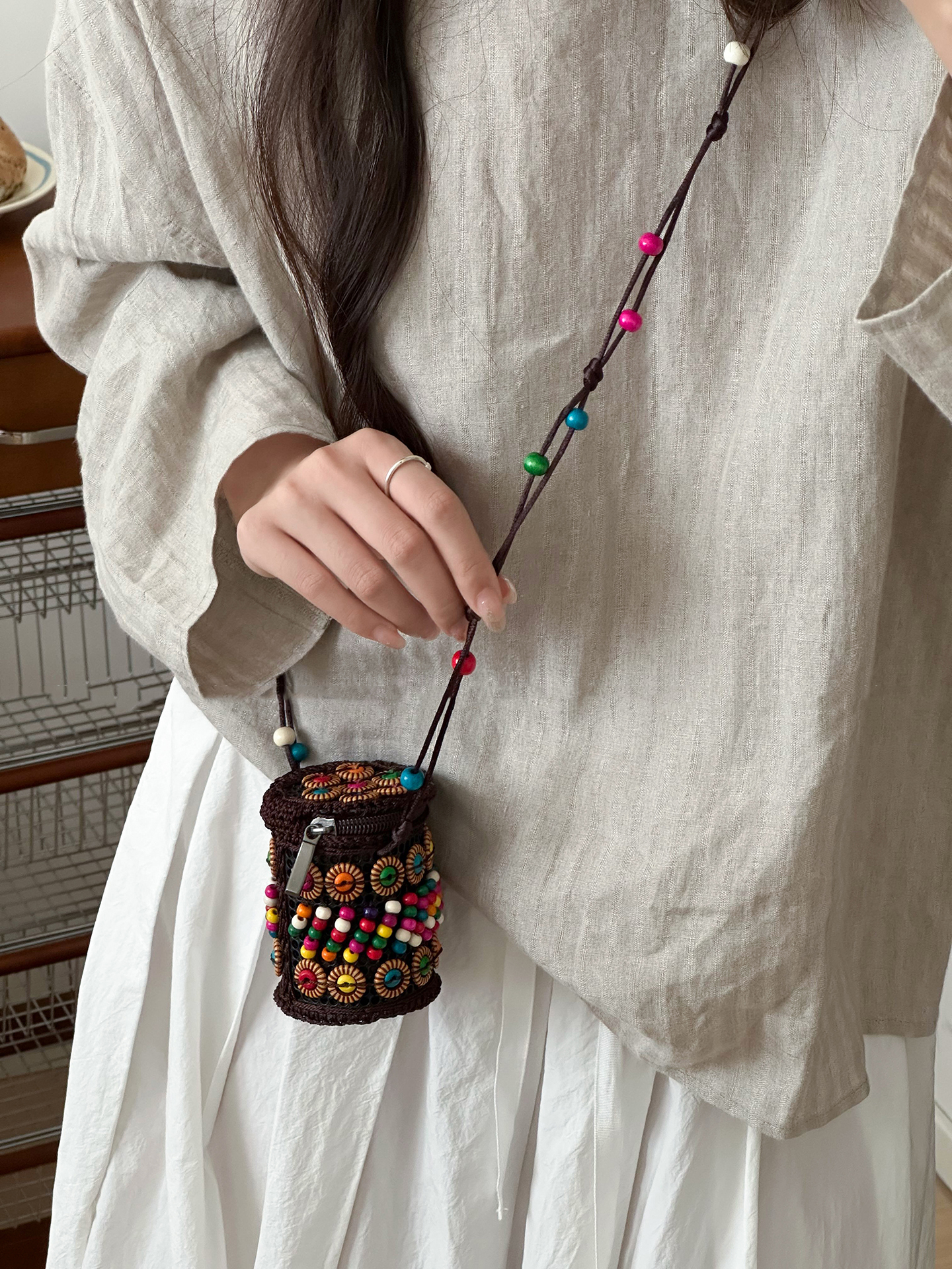 Coin Purse Women - Bohemian Style Diagonal Cross Small Bag