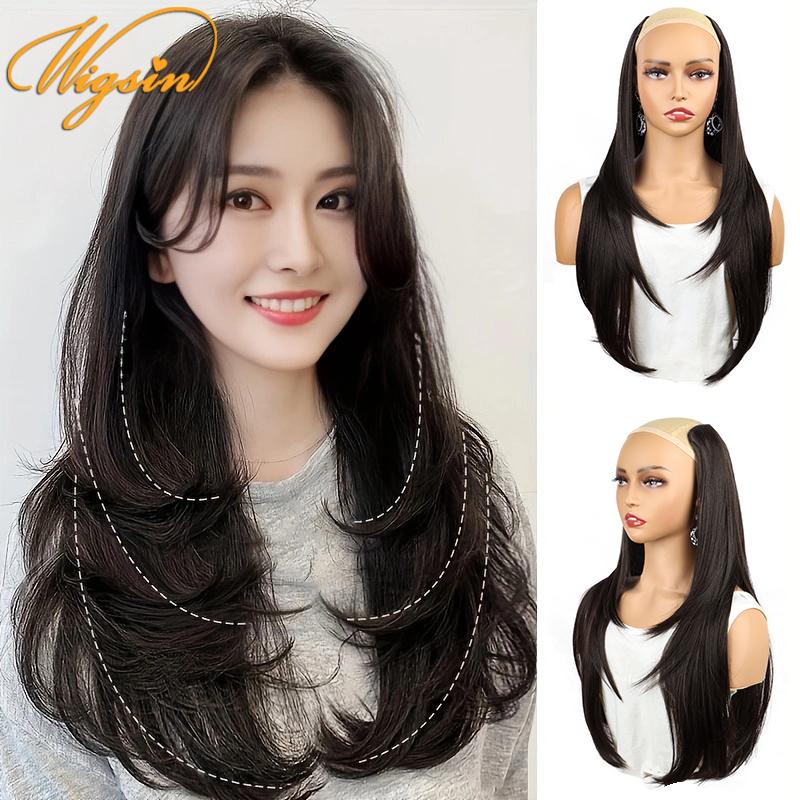 Women'S Fashion Layering - WIGSIN 22Inch Synthetic V-shaped Layered 4