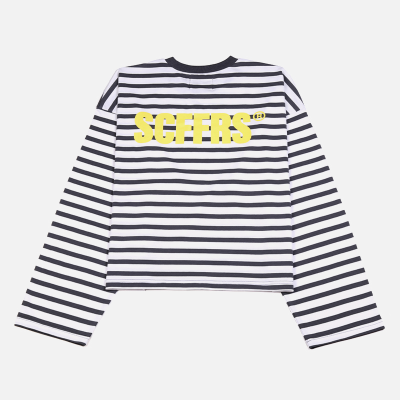 Women Fashion Wear - SCFFRS Striped Sweatshirt Tops Unisex Long
