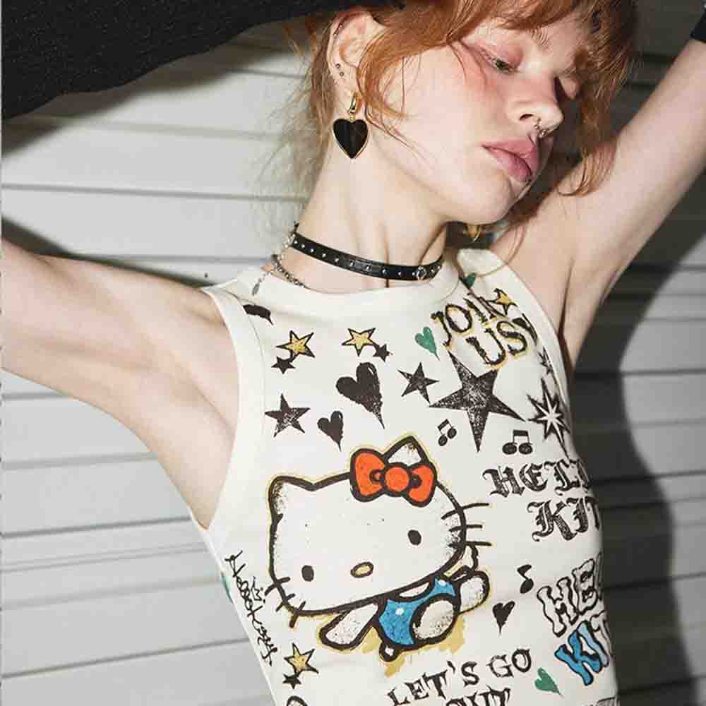 Women Fashion Necklace - Sanrio Hello Kitties Women's Cute Lace