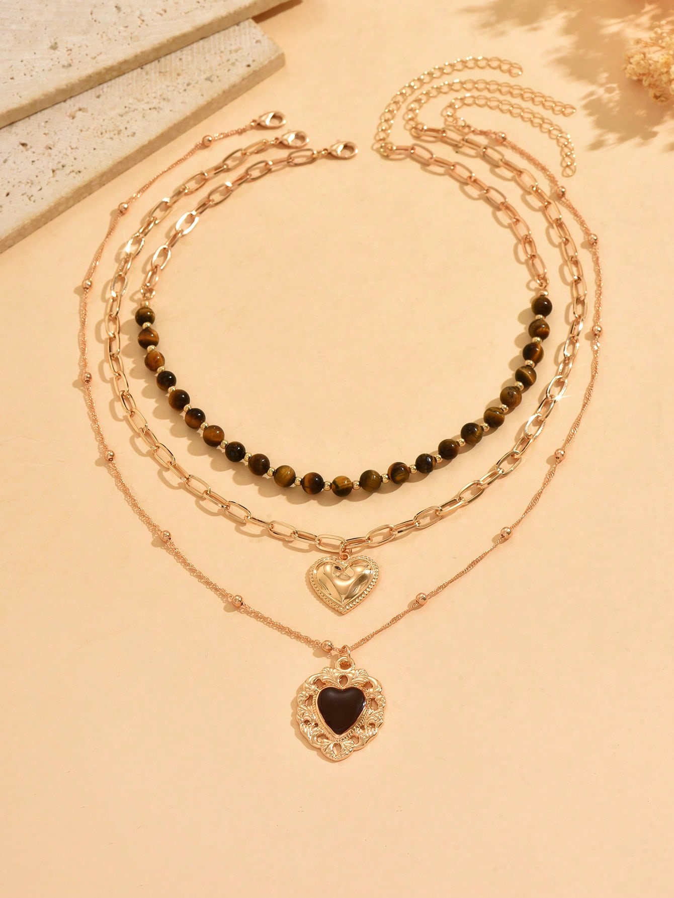 3pcs/Set Vintage Luxury Gold C - Women'S Fashion Layering recension och pris