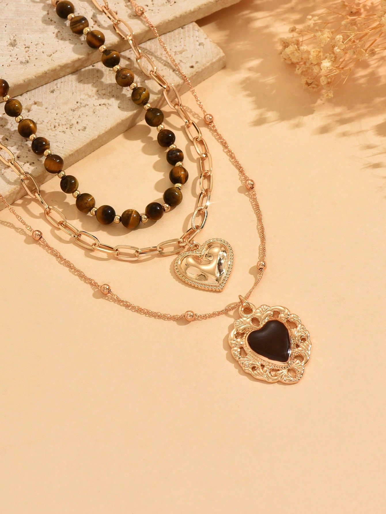 3pcs/Set Vintage Luxury Gold C - Women'S Fashion Layering recension och pris