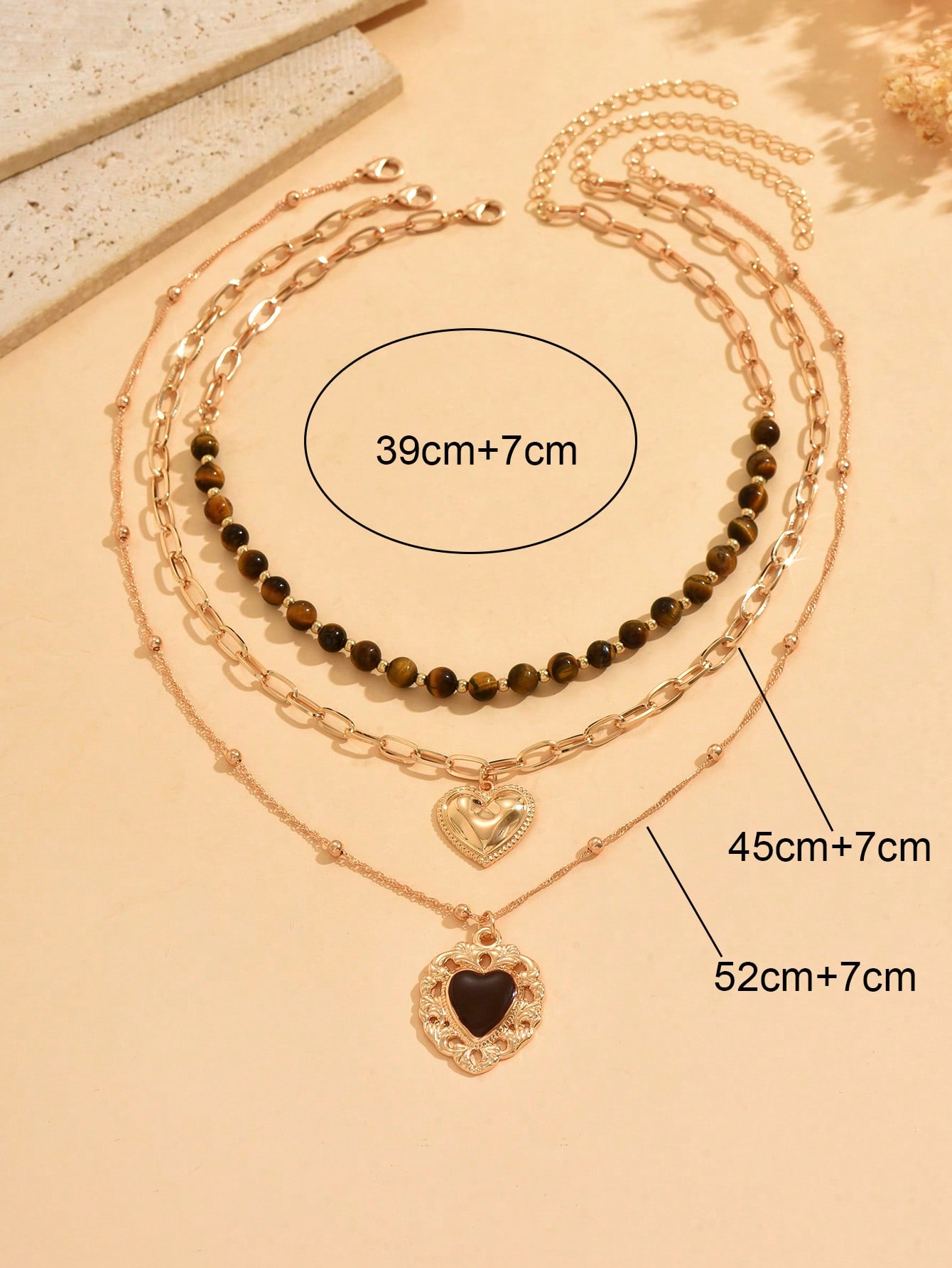 3pcs/Set Vintage Luxury Gold C - Women'S Fashion Layering recension och pris