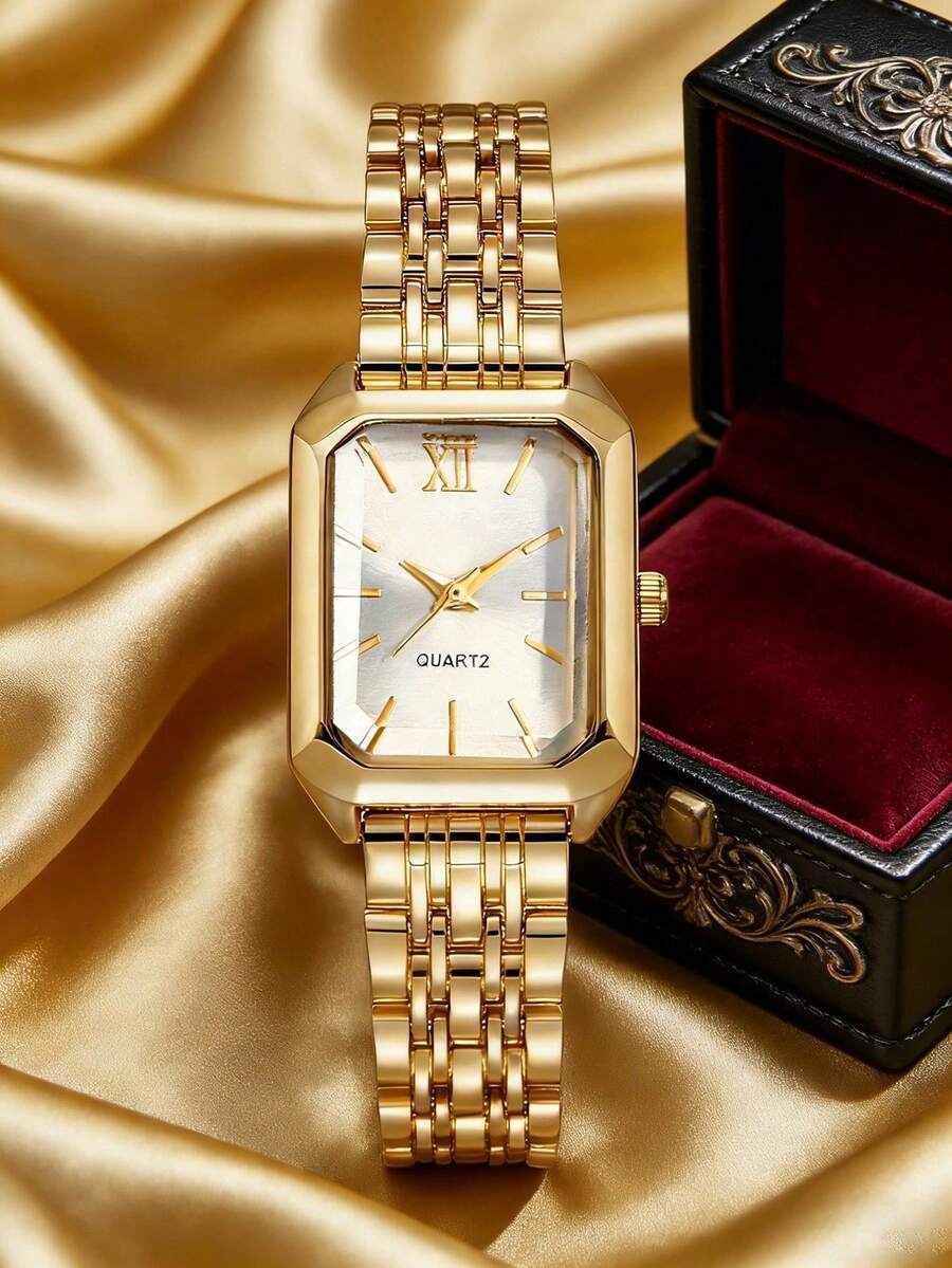 Womens Square Case Quartz Watc - Women Fashion Necklace recension och pris