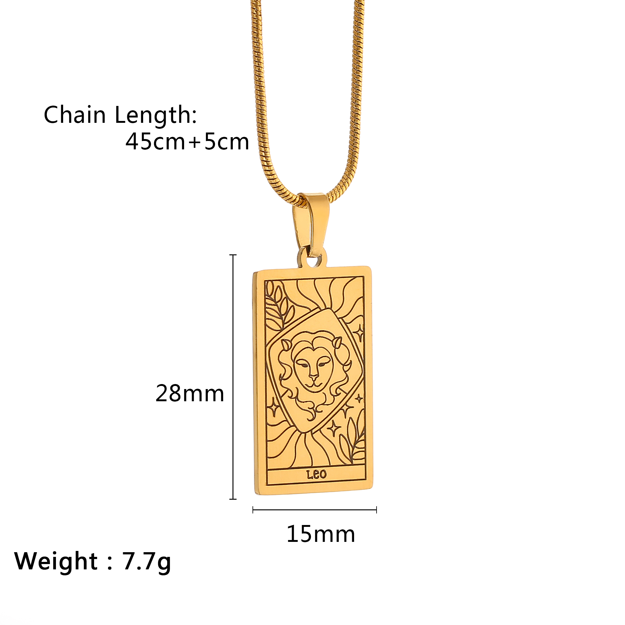 Zodiac Sign Necklace Stainless - Women'S Ysl Fashion recension och pris