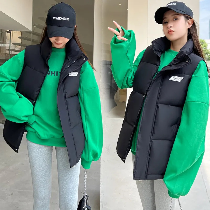 Fall Winter Warm Cropped Vest  - Puffer Vest Fashion Women recension och pris