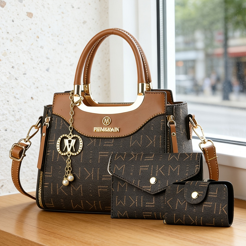 3-piece set of light luxury hi - Women Fashion Handbags recension och pris