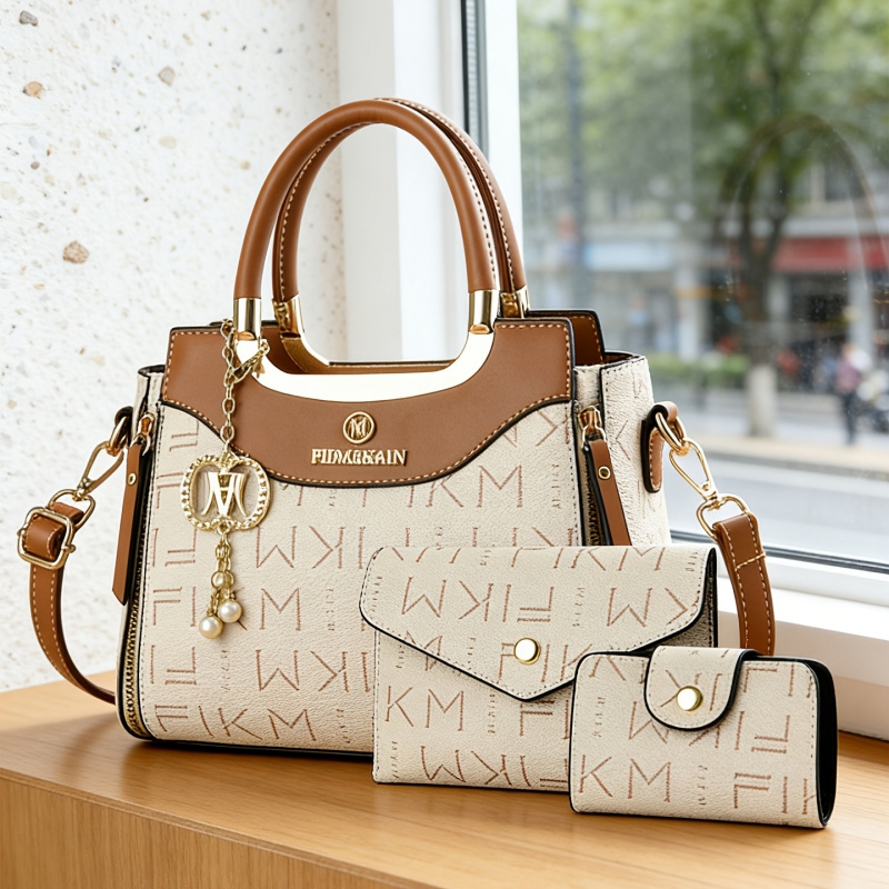 3-piece set of light luxury hi - Women Fashion Handbags recension och pris