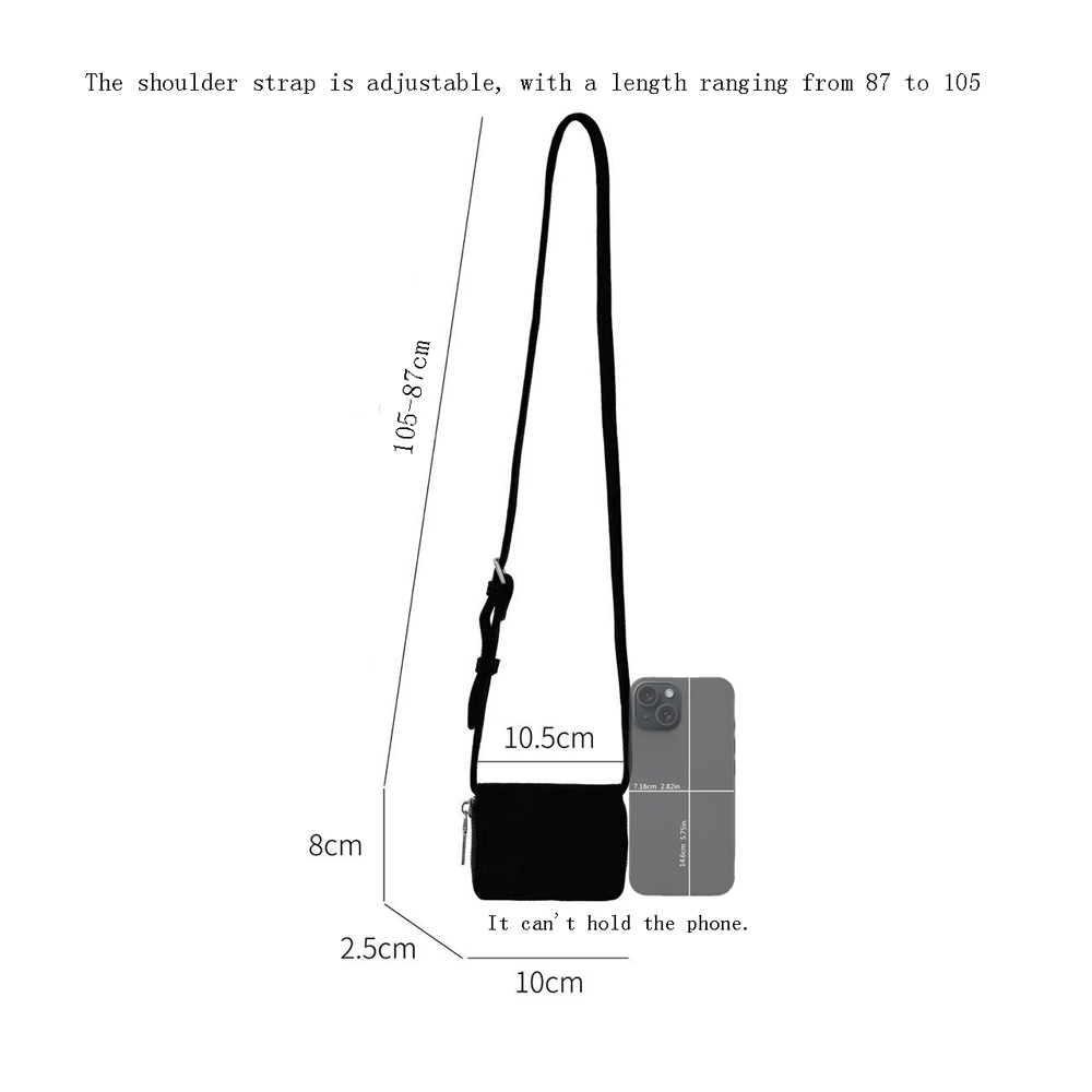 Mini small Shoulder Bag Card p - Coin Purse Women recension och pris