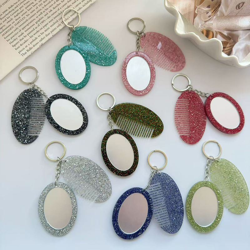 Oval Comb Mirror Keychain Pend - Women'S Ysl Fashion recension och pris