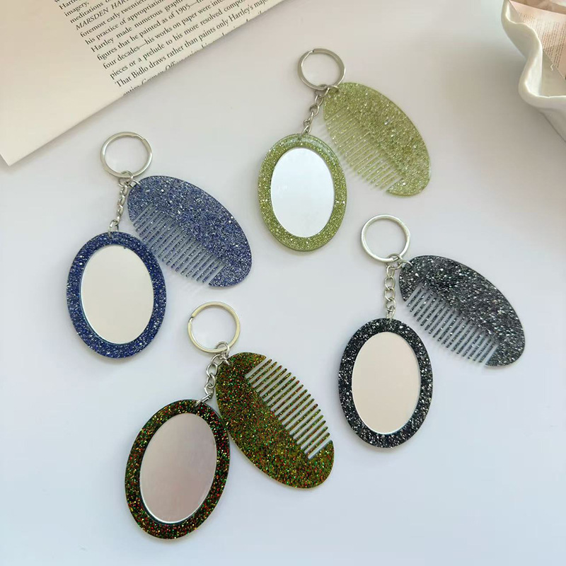 Oval Comb Mirror Keychain Pend - Women'S Ysl Fashion recension och pris