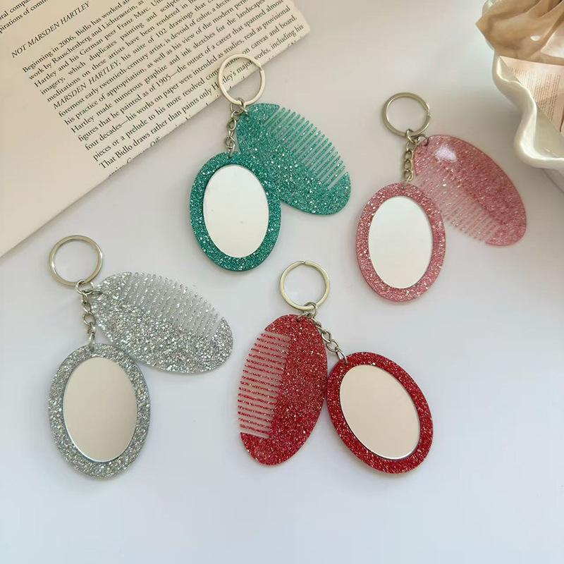 Oval Comb Mirror Keychain Pend - Women'S Ysl Fashion recension och pris