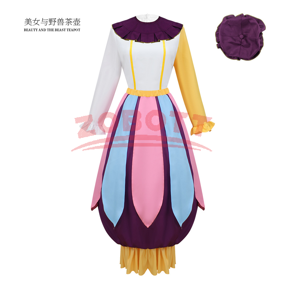 Tea Pot Mrs Potts Cosplay Long - Women'S Fashion Hats recension och pris