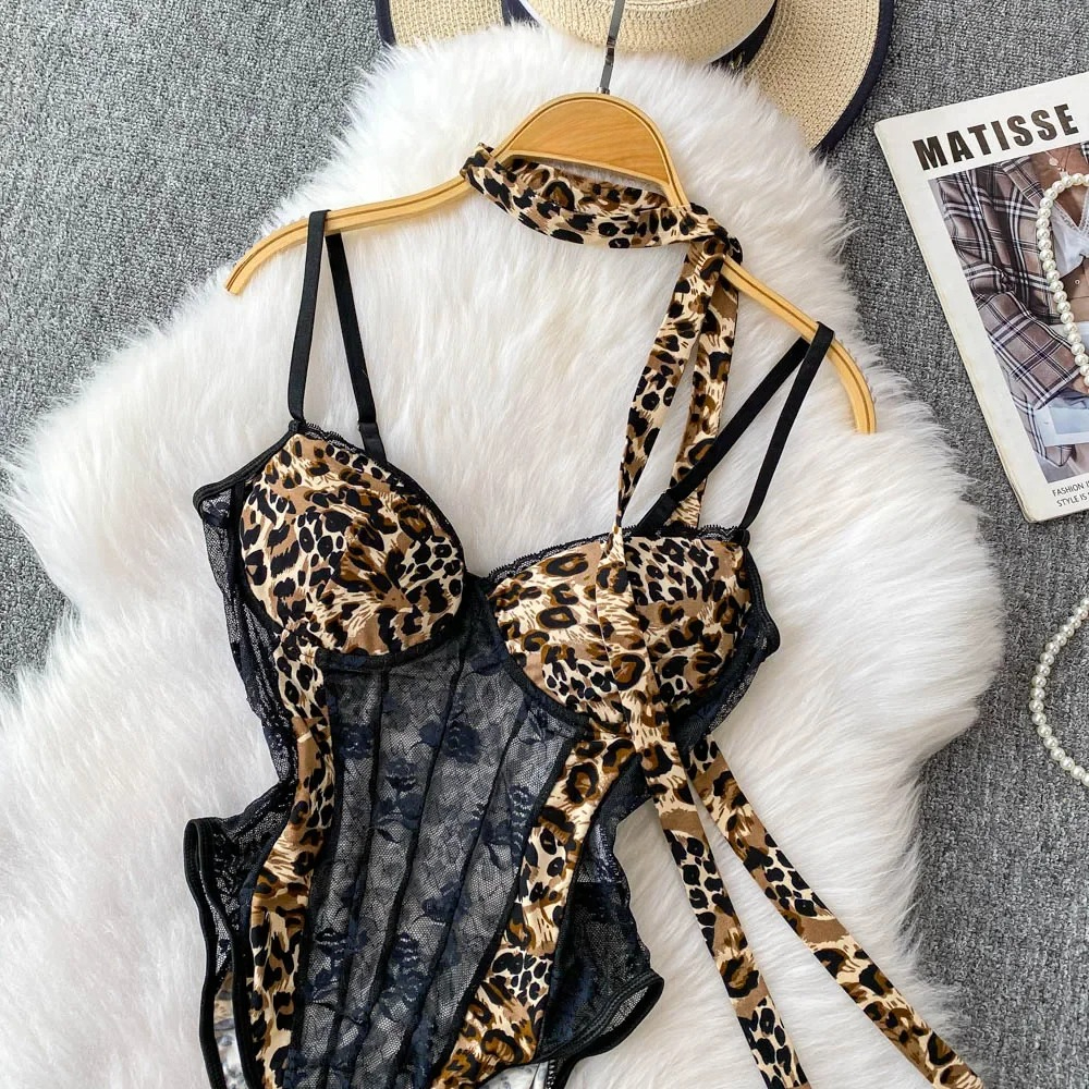 Women Hotsweet V-neck Leopard  - Women Fashion Necklace recension och pris