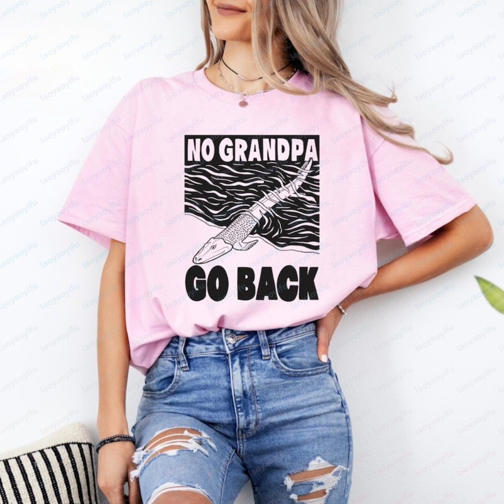 No Grandpa Go Back Tshirt Pale - Women Fashion History recension och pris