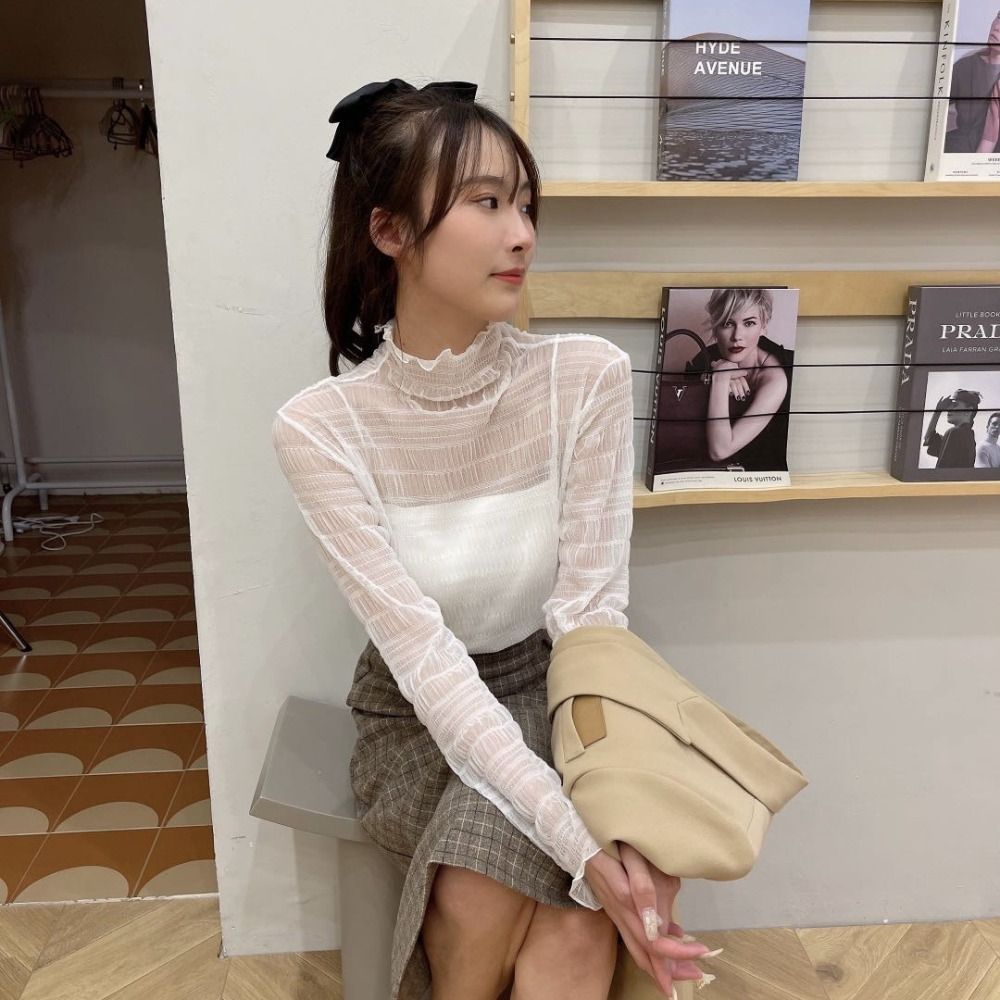 Fashionable Thin Lace Tops Lac - Women Top Fashion recension och pris