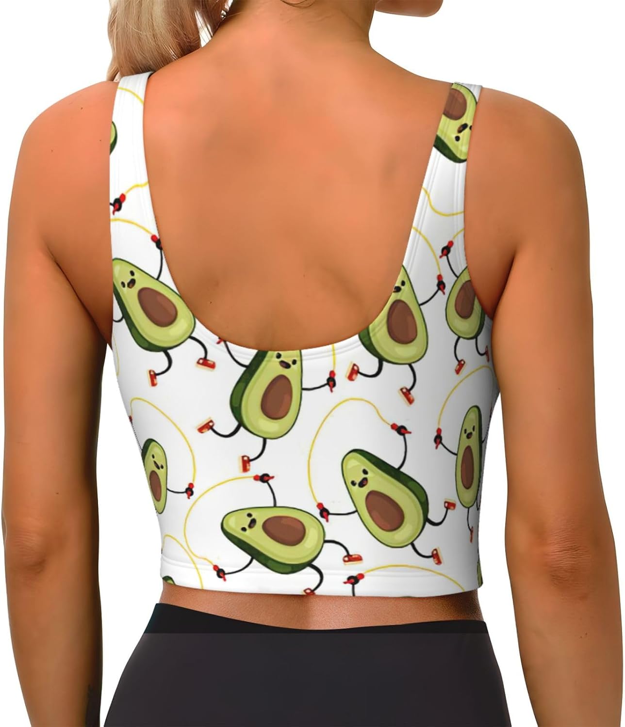 Funny Cartoon Avocados Print L - Women Fashion Vest recension och pris