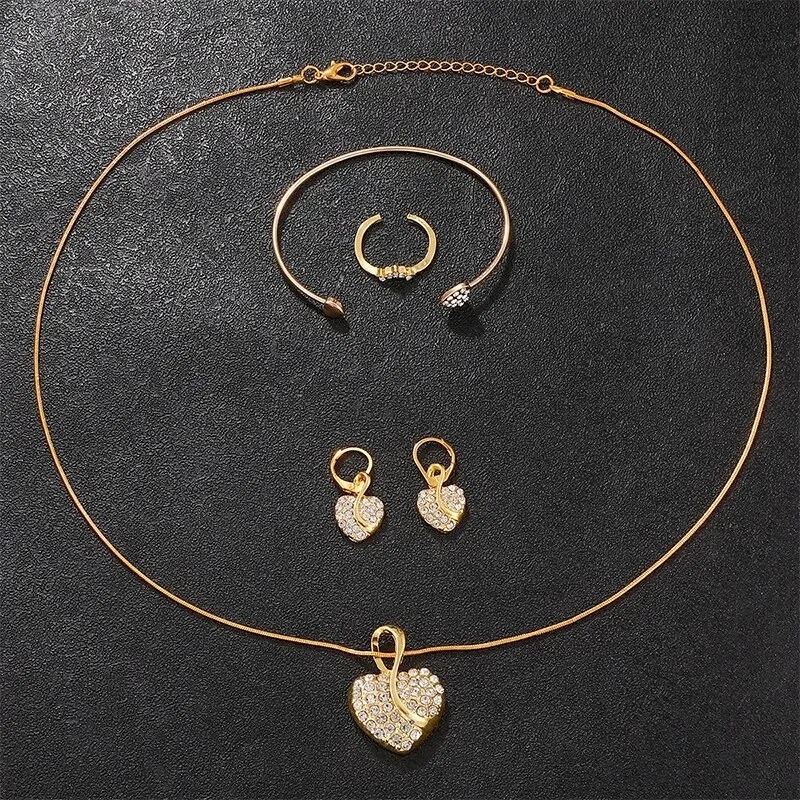 Women's Quartz Watch Gold Luxu - Women Fashion Necklace recension och pris