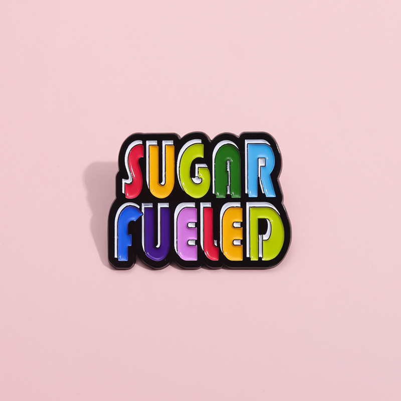 Cartoon Letter Metal Brooch Ra - Women Fashion History recension och pris
