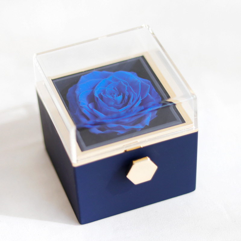 Blue Eternal Flower Rose with  - Women'S Day Fashion Show recension och pris