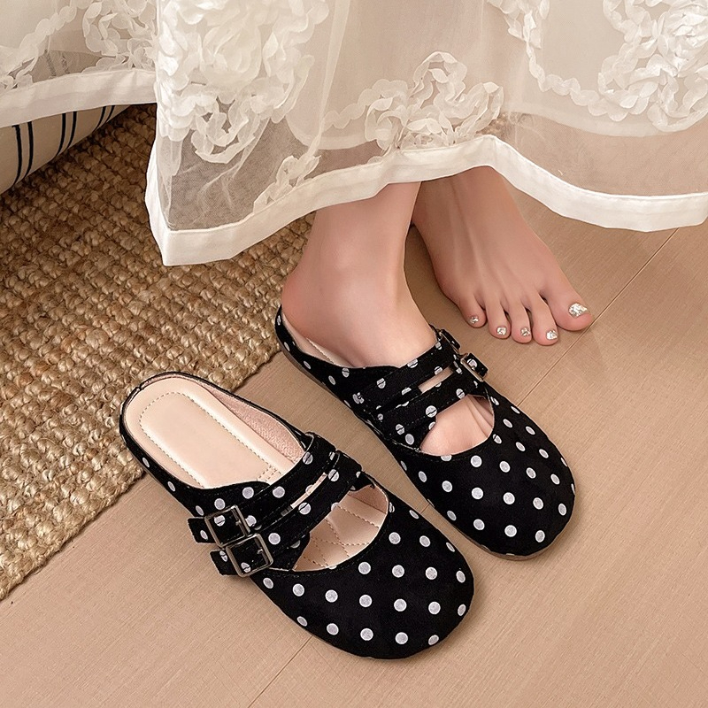 Polka Dot Flat Flops for Women - Women'S Fashion For Summer 2026 recension och pris