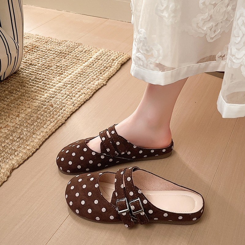 Polka Dot Flat Flops for Women - Women'S Fashion For Summer 2026 recension och pris