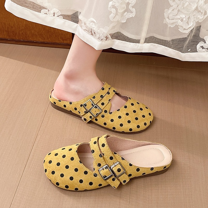 Polka Dot Flat Flops for Women - Women'S Fashion For Summer 2026 recension och pris