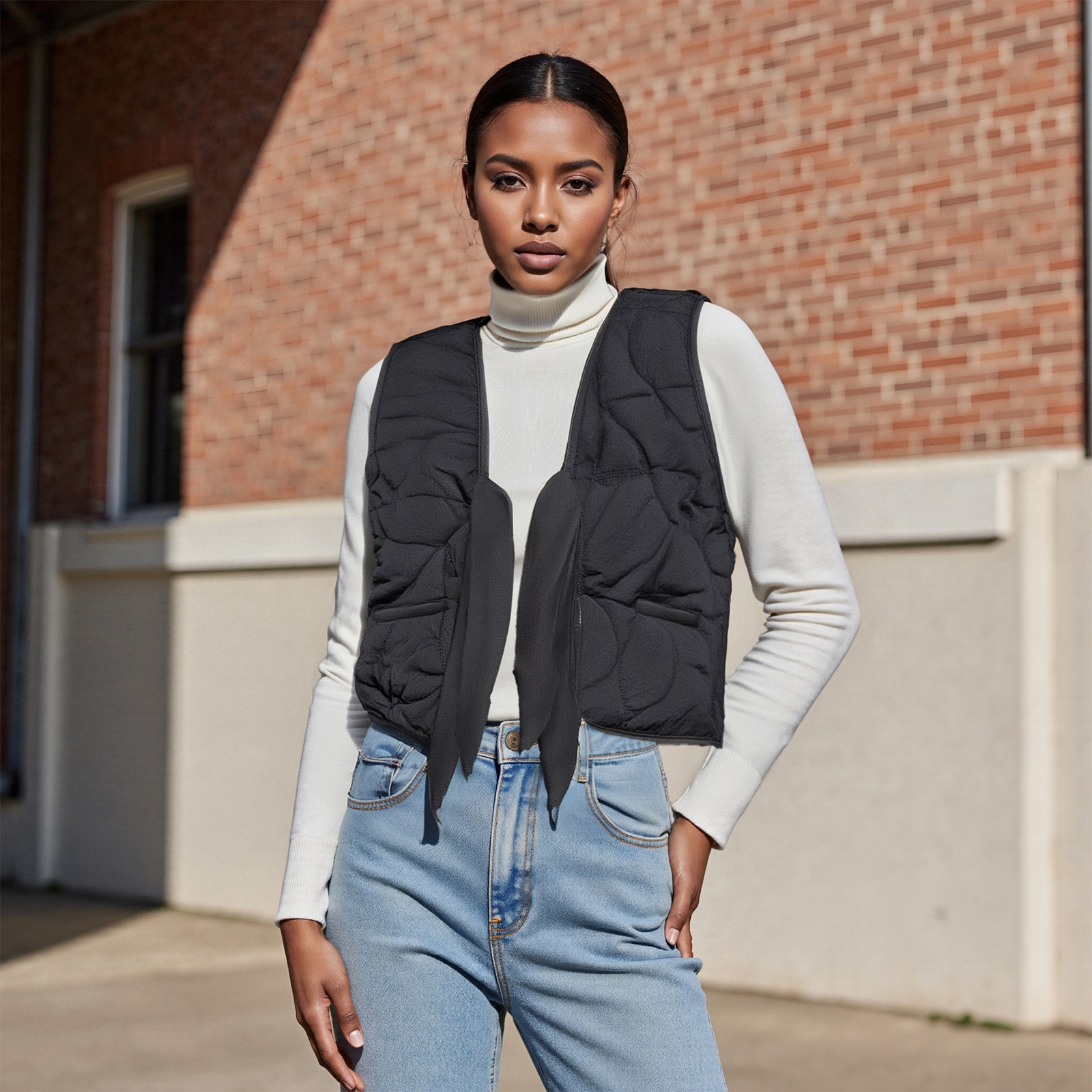 New Womens Puffer Vest Jacket  - Puffer Vest Fashion Women recension och pris