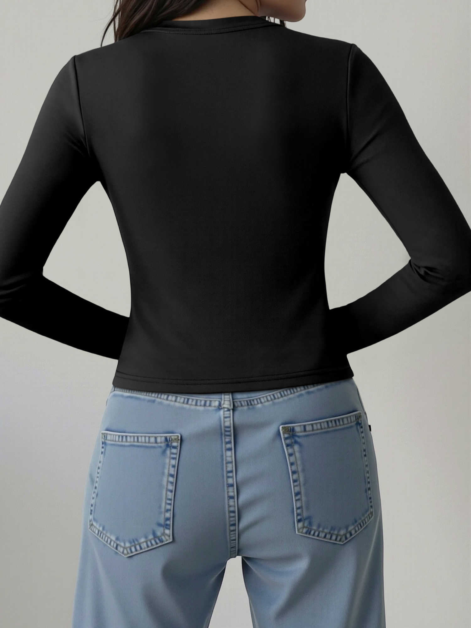 Fashion Casual Long Sleeve Tee - Women Top Fashion recension och pris