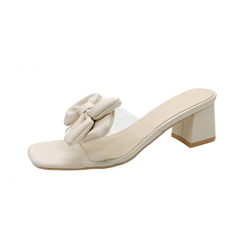 Heeled Women Slippers Bow High - Women'S Fashion Summer 2025 recension och pris