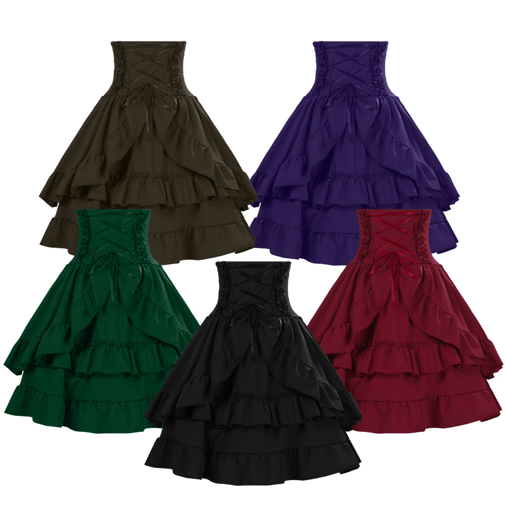 Summer Gothic Retro Lolita Ski - Women'S Fashion Layering recension och pris