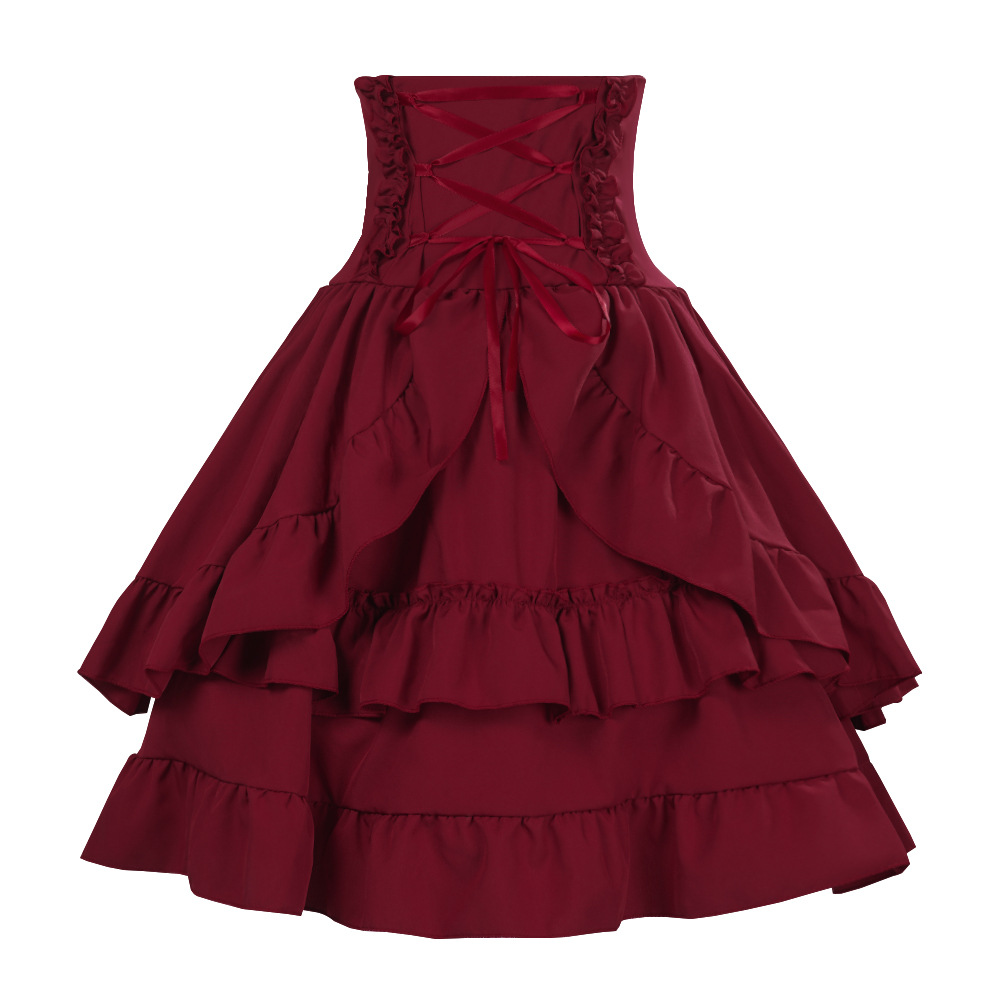 Summer Gothic Retro Lolita Ski - Women'S Fashion Layering recension och pris