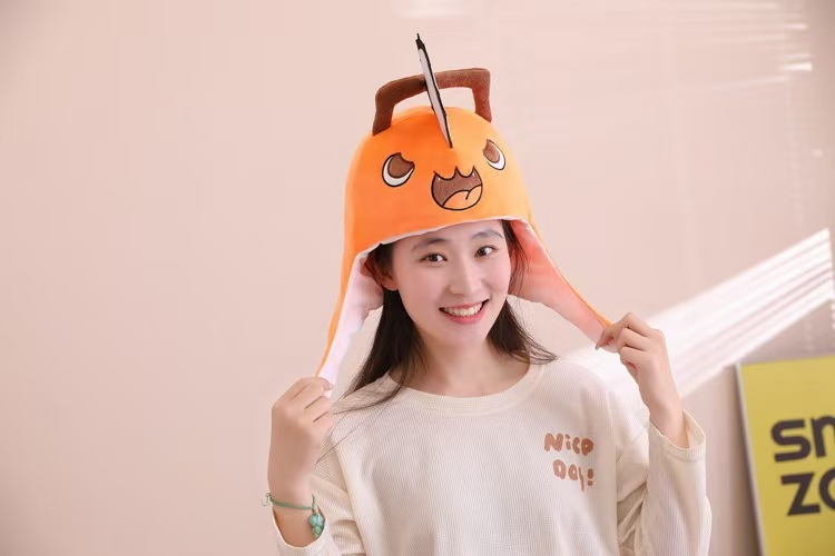 Anime Chainsaw Man Pochita Cos - Women'S Fashion Hats recension och pris