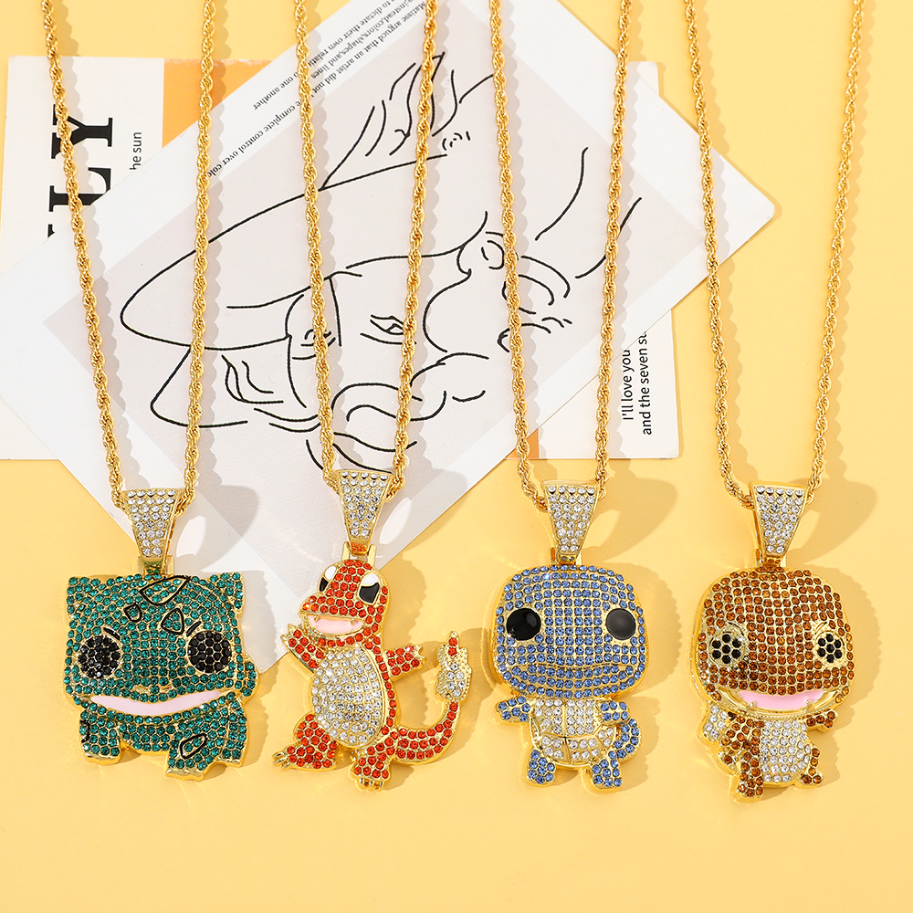 Diamond Studded Squirtle Neckl - Women Fashion Necklace recension och pris