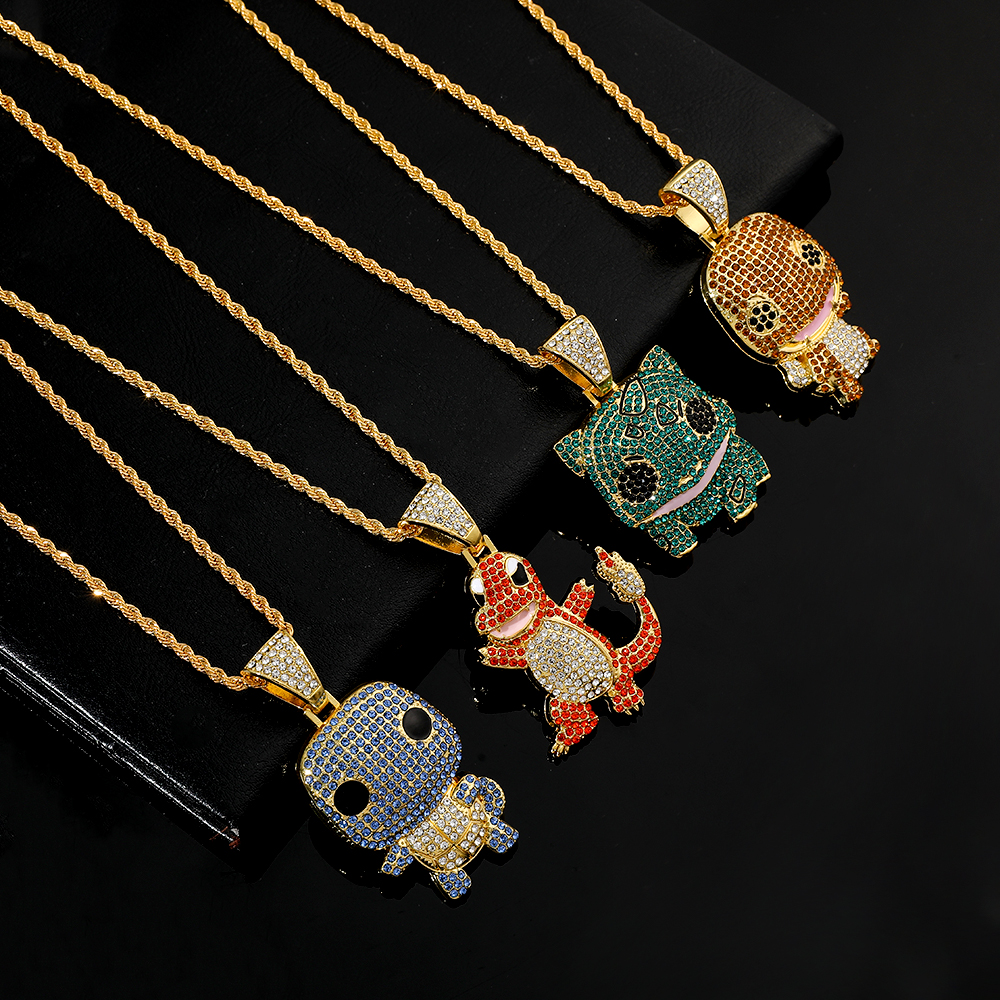 Diamond Studded Squirtle Neckl - Women Fashion Necklace recension och pris