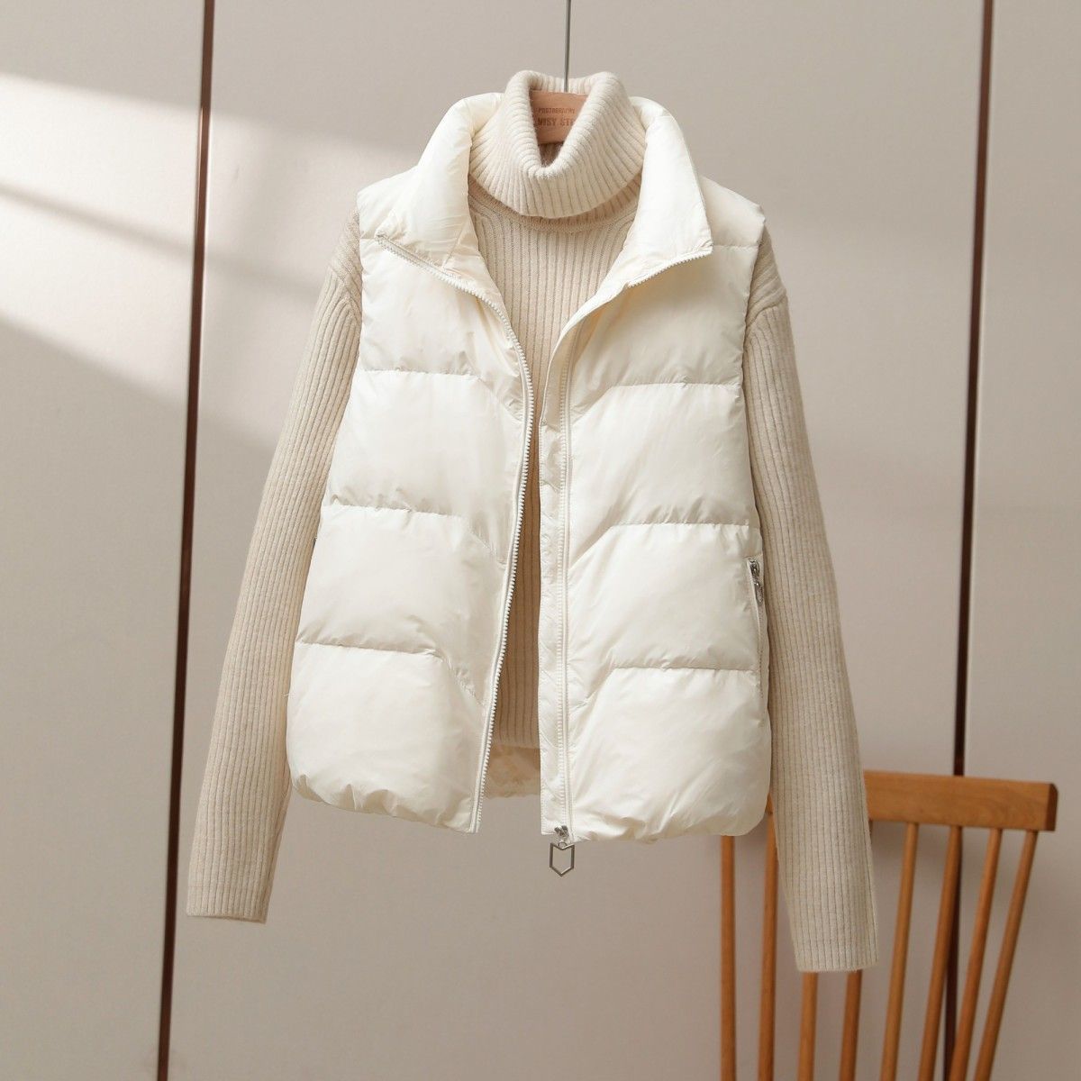 2025 New Winter Warm Cropped V - Puffer Vest Fashion Women recension och pris