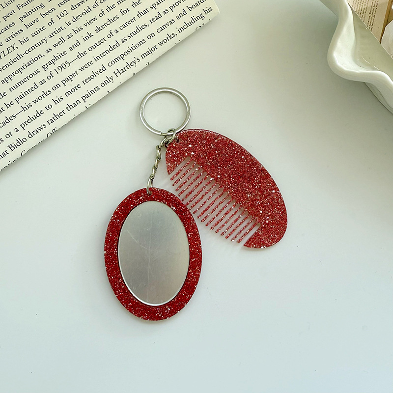Oval Comb Mirror Keychain Pend - Women'S Ysl Fashion recension och pris