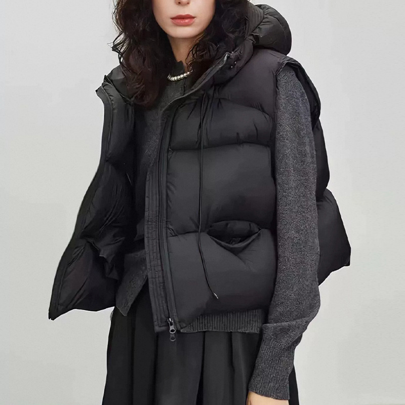 Women White Duck Down Vest Win - Puffer Vest Fashion Women recension och pris