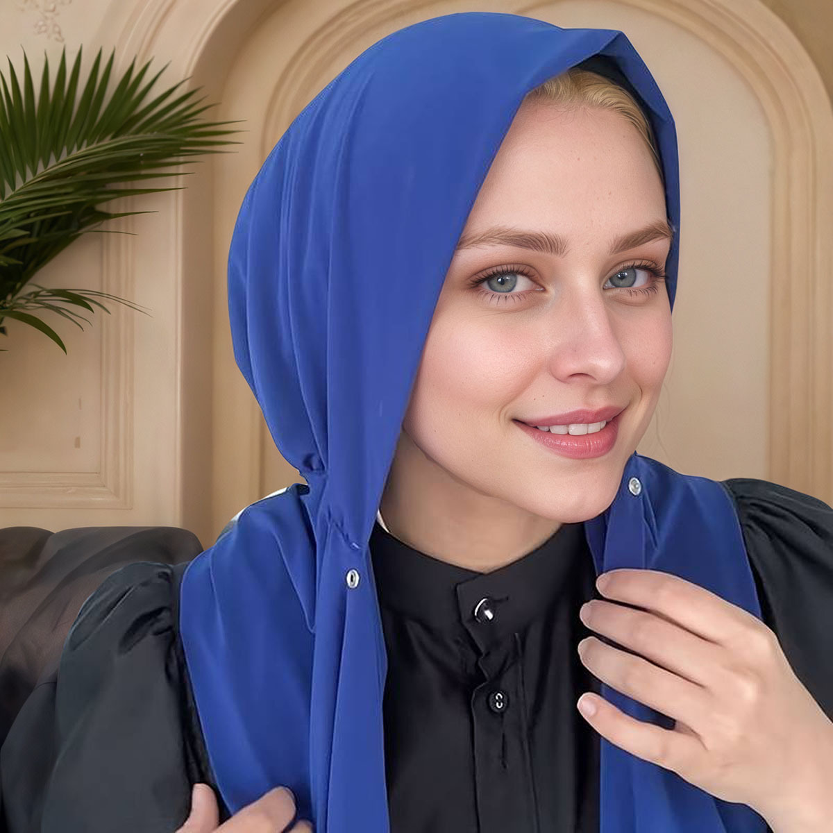 Muslim fashion simple solid co - Women'S Fashion Hats recension och pris
