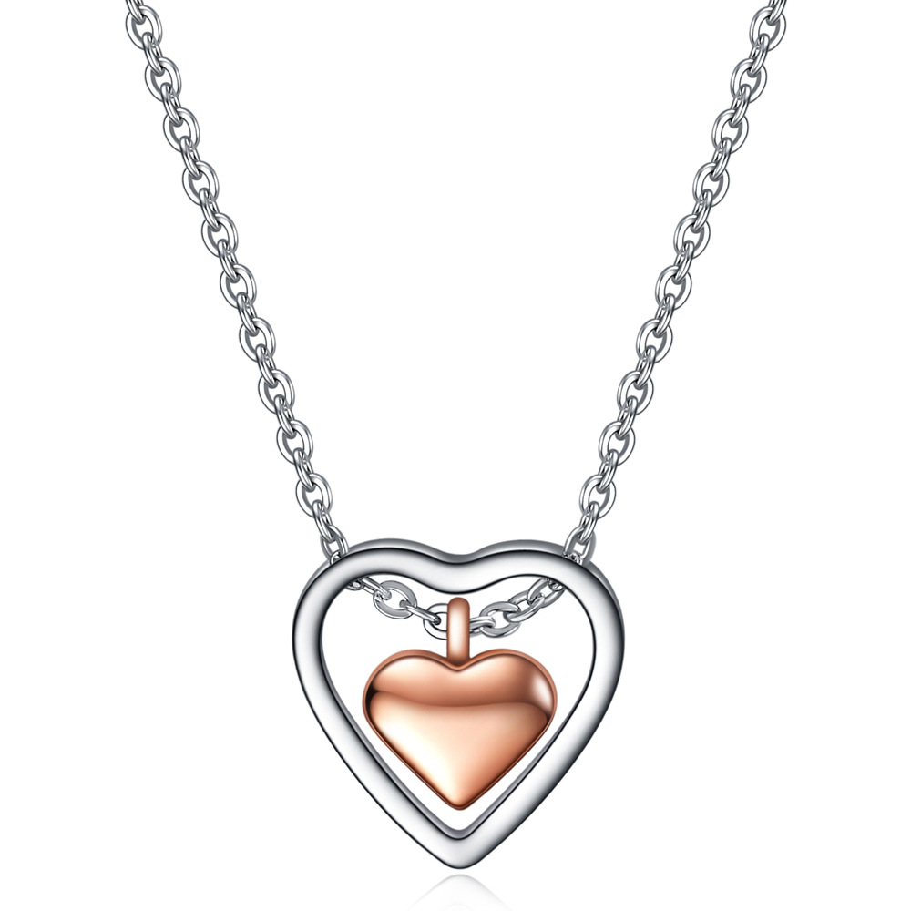 Double Love Heart Stainless St - Women'S Day Fashion Show recension och pris