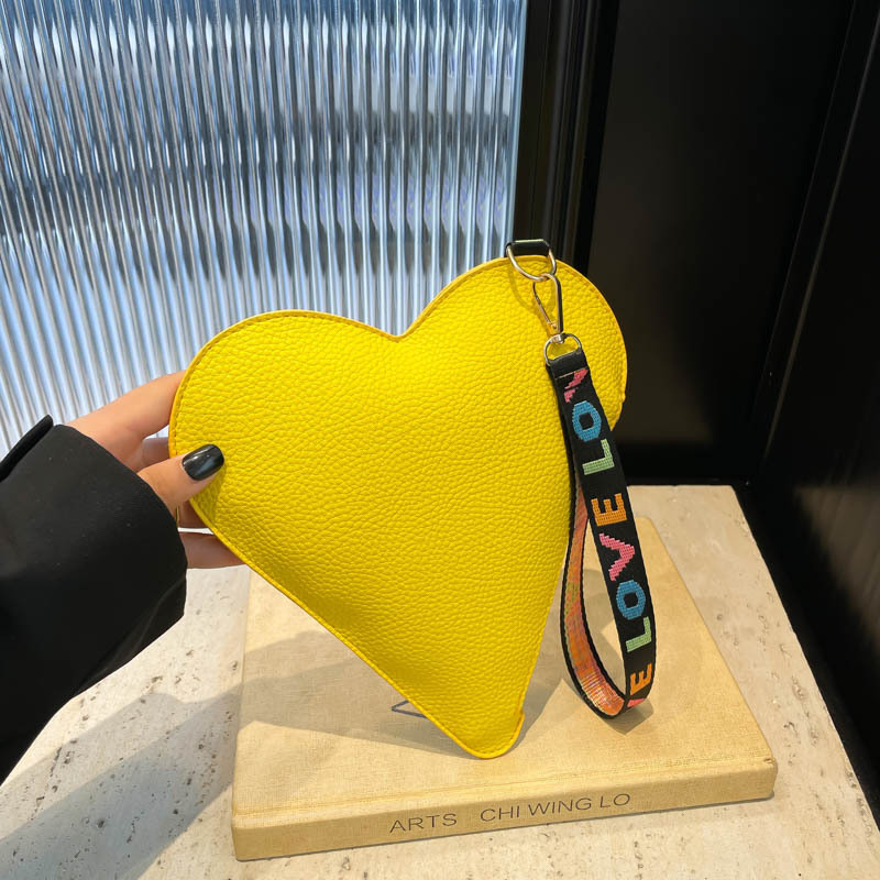 Cute Heart Shape Coin Purse Ko - Women Fashion Handbags recension och pris
