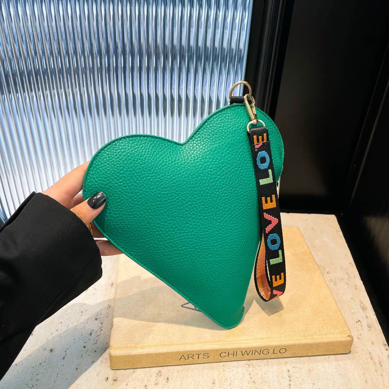 Cute Heart Shape Coin Purse Ko - Women Fashion Handbags recension och pris