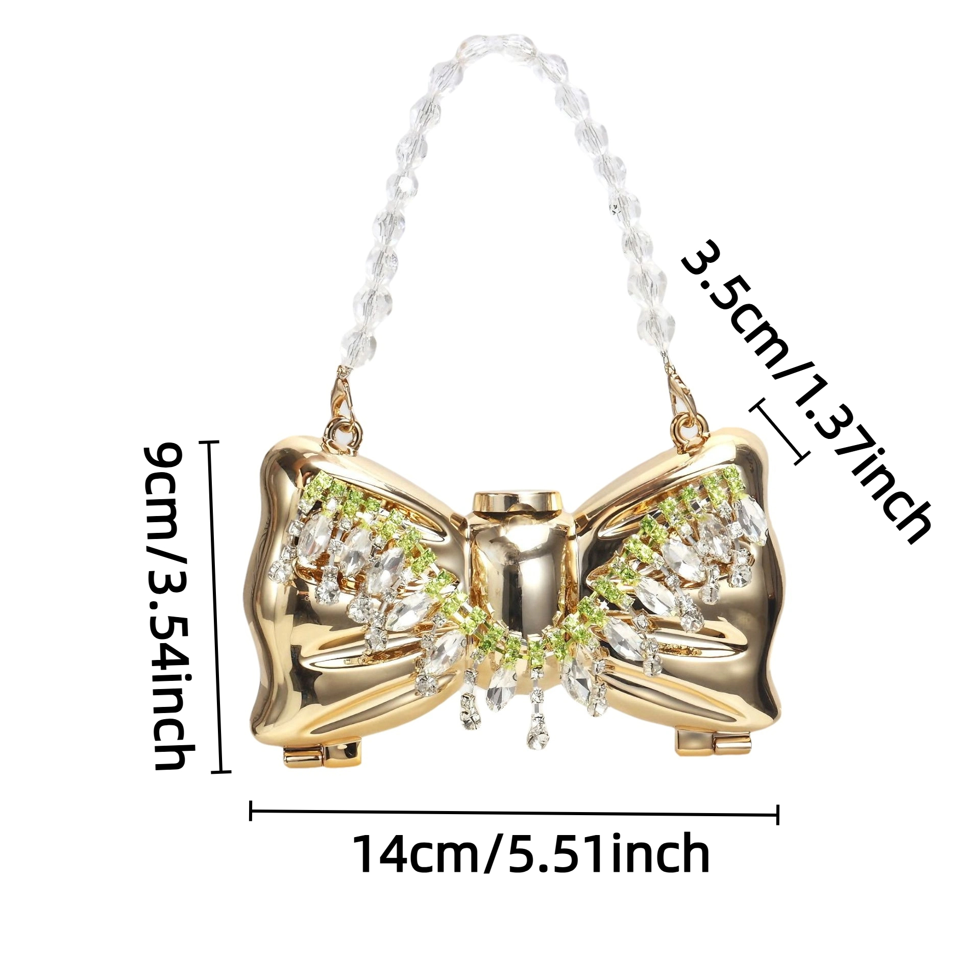 Luxury Fashion Metal Mini Hand - Women Fashion Handbags recension och pris